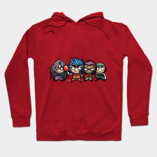 Chibi Heavenly Kings 1 Hoodie